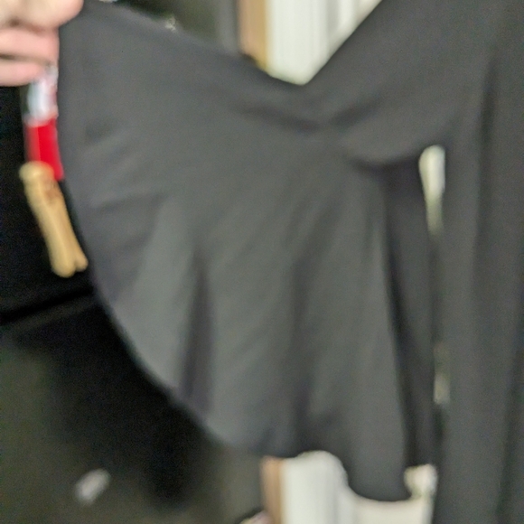 Simply Vera Vera Wang Bell-Sleeve Black Dress Ladies XL EUC - Picture 4 of 13